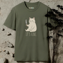 It's Fine Deadpan Cat T-Shirt