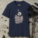 Skeleton Watching the Moon T-shirt