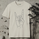 Minimalist Rock Hand Sign T-Shirt
