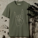 Minimalist Rock Hand Sign T-Shirt
