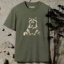 Raccoon With Wine T-Shirt