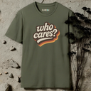 who cares? retro T-Shirt