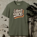 i don't care retro T-Shirt