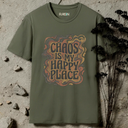 chaos is my happy place retro T-Shirt