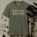 don't care, didn't ask retro T-Shirt