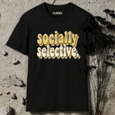 socially selective retro T-Shirt