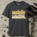 socially selective retro T-Shirt
