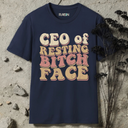 CEO of resting bitch face retro T-Shirt