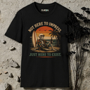 Not here to impress. Skeleton T-Shirt