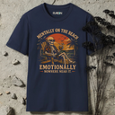 Mentally on the beach. Skeleton T-Shirt