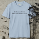 Confidence level: Bitch who doesn't care T-Shirt