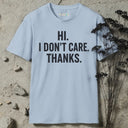Hi. I don't care. Thanks. T-Shirt