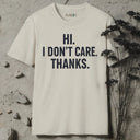 Hi. I don't care. Thanks. T-Shirt