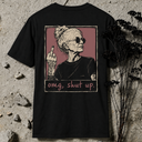 omg, shut up badass BACKPRINT T-Shirt