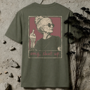 omg, shut up badass BACKPRINT T-Shirt