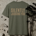 Silently judging you BACKPRINT T-Shirt