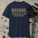 Warning BACKPRINT T-Shirt