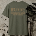 Warning BACKPRINT T-Shirt