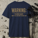 Warning BACKPRINT T-Shirt