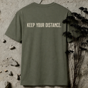 keep your distance. BACKPRINT T-Shirt