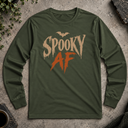 Spooky AF Halloween Long Sleeve Tee