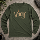 Witchy Halloween  Long Sleeve Tee