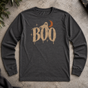 Boo Halloween Long Sleeve Tee