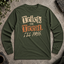 Trick or Treat Halloween  Long Sleeve Tee