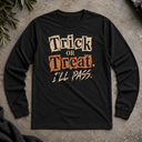 Trick or Treat Halloween  Long Sleeve Tee