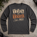 Trick or Treat Halloween  Long Sleeve Tee