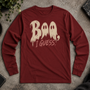 Boo I guess Halloween Long Sleeve Tee