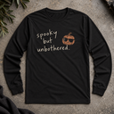Spooky but unbothered. Halloween Long Sleeve Tee