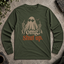 omg, shut up. Ghost Halloween Long Sleeve Tee