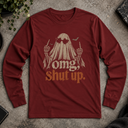 omg, shut up. Ghost Halloween Long Sleeve Tee