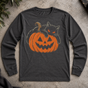 Halloween Cat Long Sleeve Tee
