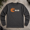 Halloween pac man Long Sleeve Tee