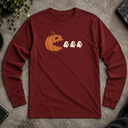Halloween pac man Long Sleeve Tee
