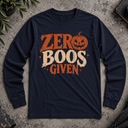 Zero Boos Given Halloween Long Sleeve Tee