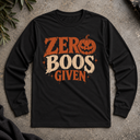 Zero Boos Given Halloween Long Sleeve Tee