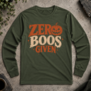 Zero Boos Given Halloween Long Sleeve Tee