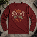 Spooky Mood 24/7 Halloween Long Sleeve Tee