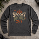 Spooky Mood 24/7 Halloween Long Sleeve Tee