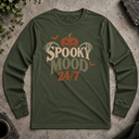 Spooky Mood 24/7 Halloween Long Sleeve Tee