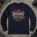Spooky Mood 24/7 Halloween Long Sleeve Tee