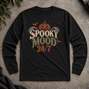 Spooky Mood 24/7 Halloween Long Sleeve Tee