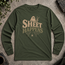 Sheet Happens Halloween Long Sleeve Tee