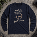 mentally somewhere Long Sleeve Tee