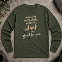 mentally somewhere Long Sleeve Tee