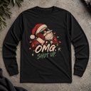 omg, shut up Santa Long Sleeve Tee