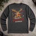 Santa's sarcastic reindeer Long Sleeve Tee